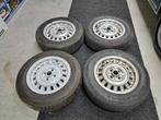 4 Cromodora velgen + banden (175/70-R14) Lancia Beta HPE, Ophalen, 14 inch, Gebruikt, 175 mm