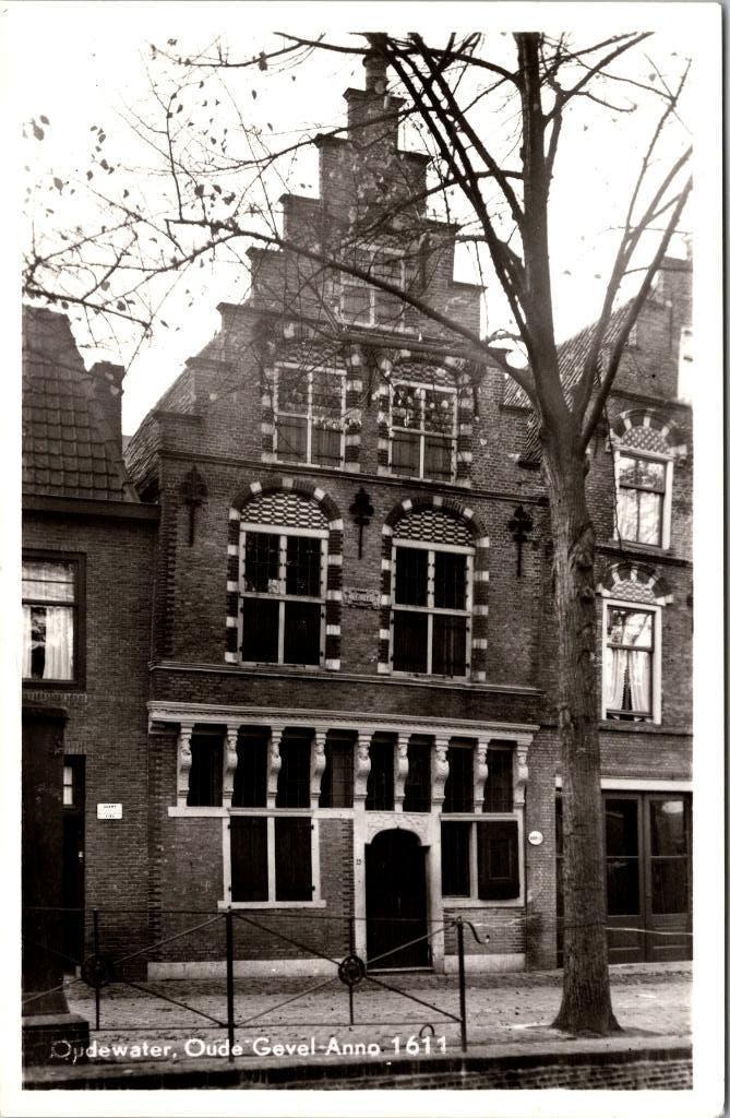 Oudewater - Oude gevel, Verzenden, 1940 tot 1960, Ongelopen, Utrecht