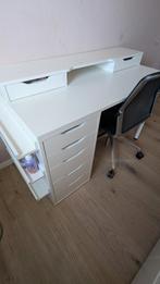 Ikea Alex bureau met opzetstuk en extra plankjes, Ophalen