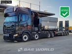 Scania S660 8X2 HMF 9520OK-RCS Crane Kran Fifth wheel Full A, Automaat, Euro 6, Scania, Leder