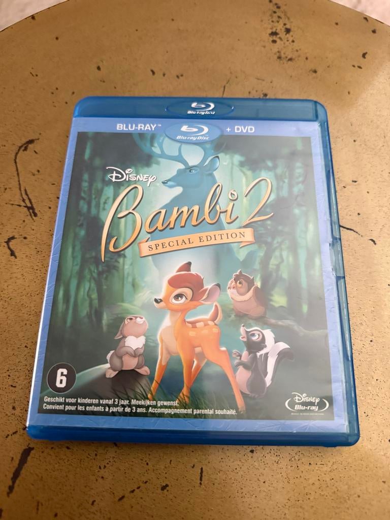 Disney Bambi 2 Special Edition Blu-ray + DVD, Ophalen of Verzenden, Zo goed als nieuw, Kinderen en Jeugd