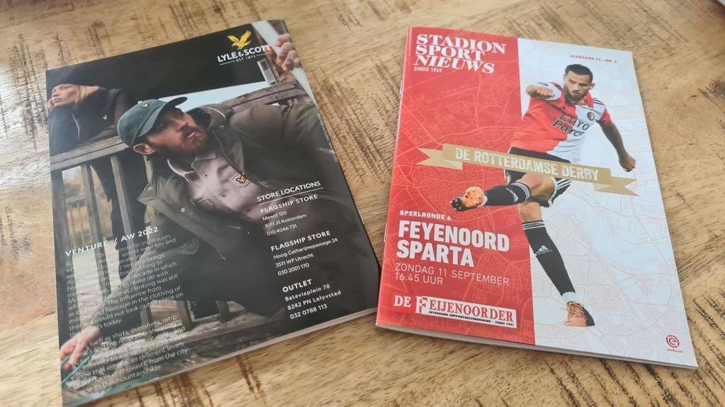 Feyenoord - Sparta Stadion Nieuws Feijenoorder, Ophalen of Verzenden, Nieuw, Feyenoord, Boek of Tijdschrift