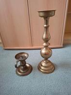 Koperen kandelaar set, Ophalen of Verzenden, Koper of Brons