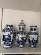 Vazen tdelfts bleau, Ophalen of Verzenden