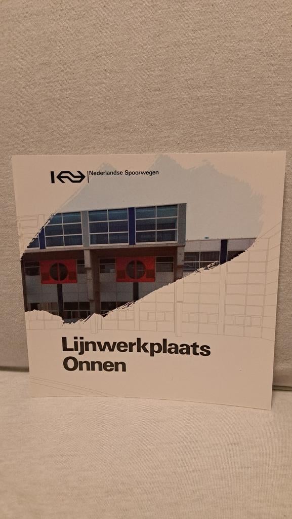 Boekje Lijnwerkplaats Onnen, Ophalen of Verzenden, Zo goed als nieuw, Trein, Boek of Tijdschrift