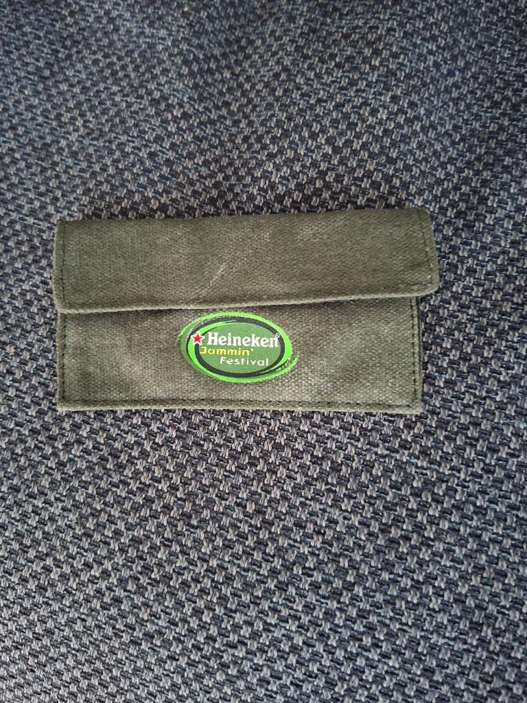 Heineken bier stoffen etui Jamin Festival Italië, Verzamelen, Biermerken, Ophalen of Verzenden, Nieuw, Overige typen, Heineken