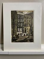 Houtgravure -Handgedrukt Cor Basart (1915-1991) 1954, Antiek en Kunst, Ophalen of Verzenden