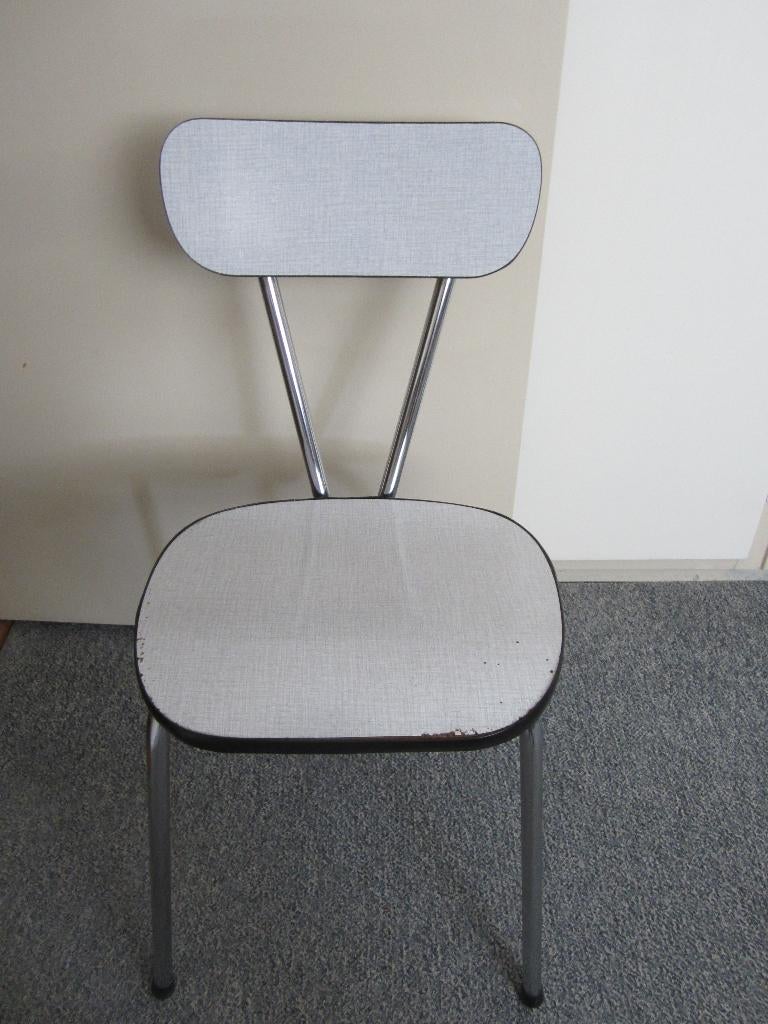 vintage formica stoel,, Verzamelen, Retro, Ophalen, Huis en Inrichting