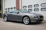 BMW 6-serie Cabrio 630i * 259Pk / Sportstoelen / ZF-Automaat, Auto's, Automaat, Achterwielaandrijving, Gebruikt, Zwart