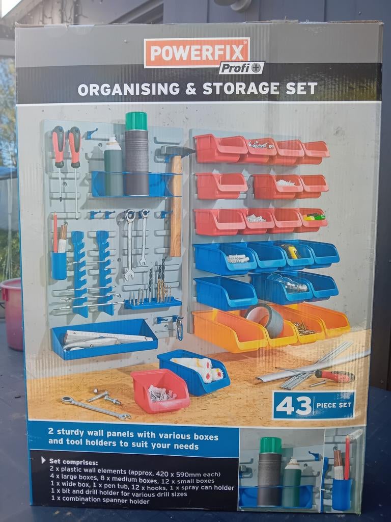 Powerfix Opruim- en Opbergset - Nieuwstaat, Doe-het-zelf en Verbouw, Ophalen, Nieuw