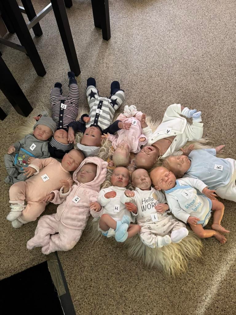 Reborn baby’s, Verzamelen, Poppen, Ophalen of Verzenden, Nieuw, Babypop, Levensecht of Reborn