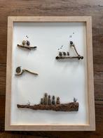 Kiezelkunst handmade Schilderij met steentjes, Ophalen of Verzenden