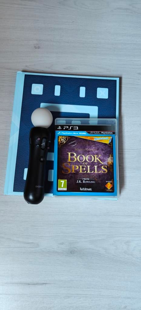 Wonderbook: Book of Spells + PlayStation Move+camera, Avontuur en Actie, 1 speler, Ophalen of Verzenden, Zo goed als nieuw