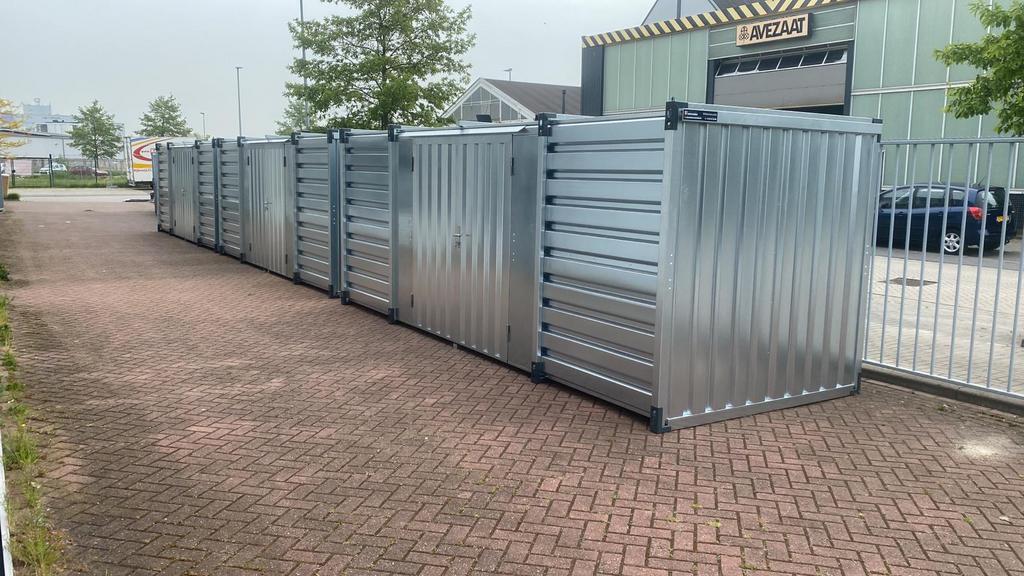 Container Berging 3 meter 4  meter Opslag, Ophalen of Verzenden, Zo goed als nieuw, Hout