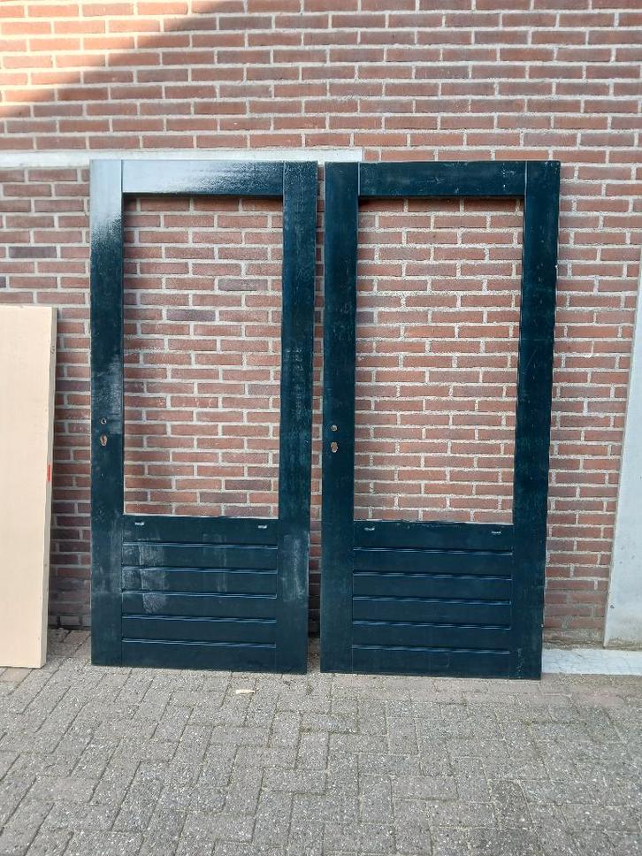 2 Buitendeuren achterdeuren nieuw incl glas (nr9), Doe-het-zelf en Verbouw, Deuren en Horren, Nieuw, Buitendeur, 200 tot 215 cm