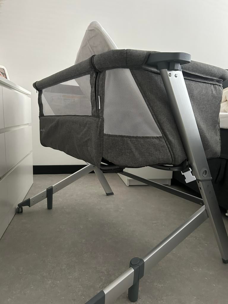 Co-sleeper met hoeslaken, molton en deken van Meyco, Ophalen, Zo goed als nieuw, Wieg