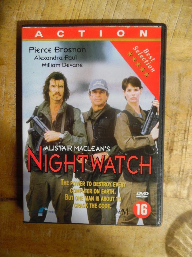 AKTIE MISDAAD - NIGHT WATCH - PIERCE BROSNAN, Vanaf 16 jaar, Ophalen of Verzenden, Gebruikt, Overige gebieden
