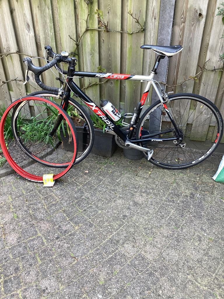Racefiets, Fietsen en Brommers, Fietsen | Racefietsen, Gebruikt, Heren, Aluminium, 57 tot 61 cm
