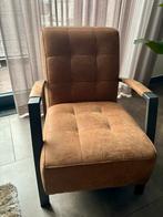 Cognac kleurige fauteuil - Zo goed als nieuw, Huis en Inrichting, Fauteuils, 75 tot 100 cm, Ophalen of Verzenden, Zo goed als nieuw