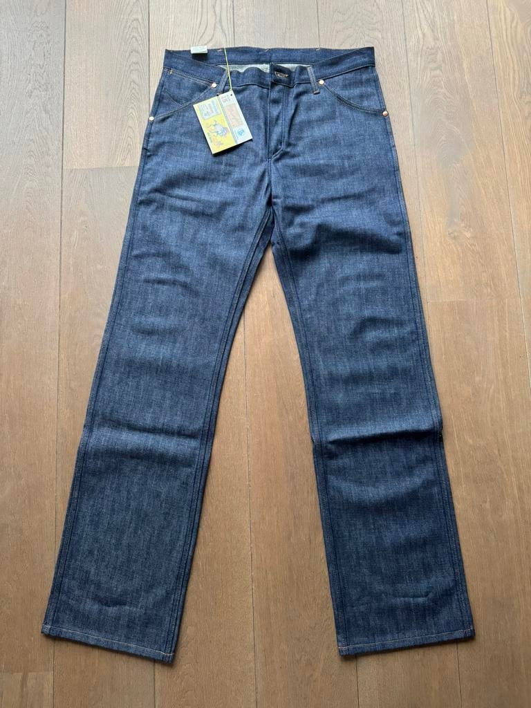 Wrangler Raw Denim Jeans - Maat 34/36 - Nieuw, Ophalen of Verzenden, Nieuw, Blauw, W33 - W34 (confectie 48/50)