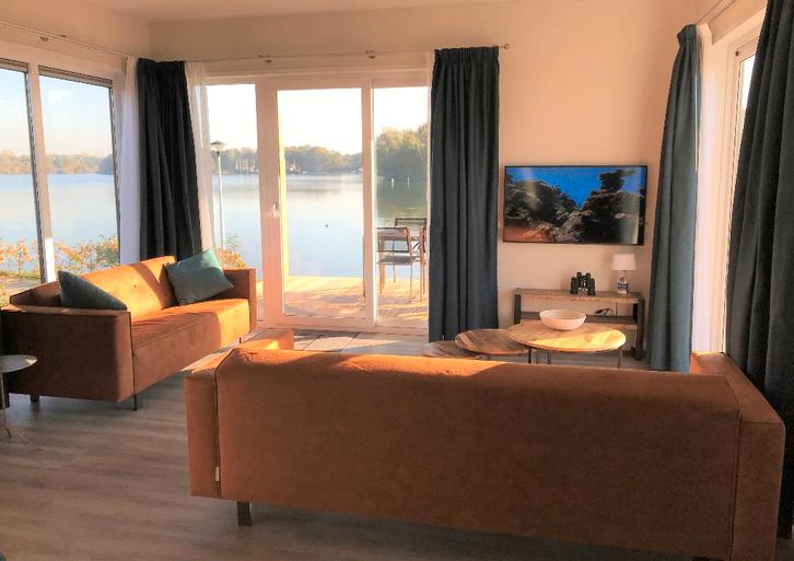 Nabij Nijmegen prachtig waterchalet aan water te koop, Huizen en Kamers, Recreatiewoningen te koop, Noord-Brabant, Chalet, Verkoop zonder makelaar