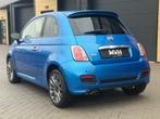 Fiat 500 1.2 500S Sport - DigiDash - Airco - Blauwe Gordels, Gebruikt, 4 cilinders, 840 kg, Leder en Stof