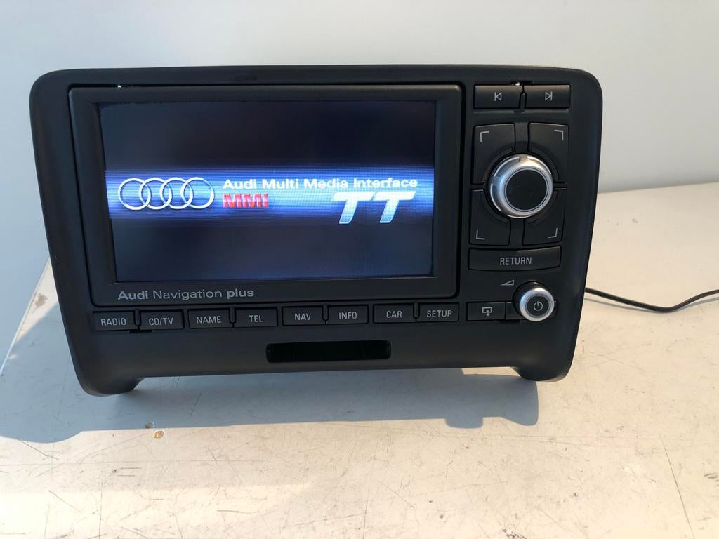 ORIGINEEL AUDI TT RADIO NAVIGATIE SCHERM RNS-E RNSE MMI PLUS, Ophalen of Verzenden, Zo goed als nieuw