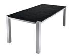 Terrastafel 8 persoons **RVS met Graniet **, Ophalen, Nieuw, Rechthoekig, Rvs