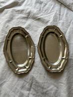 Vintage Franse RVS ovale retro serveerschaaltjes 20x13cm, Huis en Inrichting, Keuken | Servies, Ophalen, Overige materialen, Overige stijlen