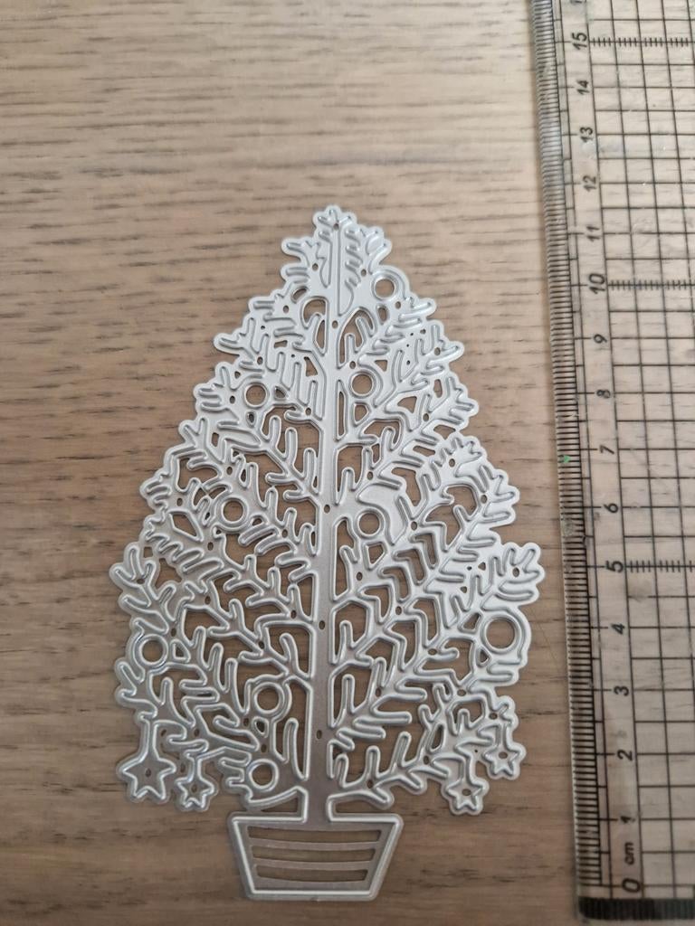 Snijmal Dennenboom / Kerstboom voor Kaarten en Scrapbooking, Hobby en Vrije tijd, Kaarten | Zelf maken, Ophalen of Verzenden, Nieuw