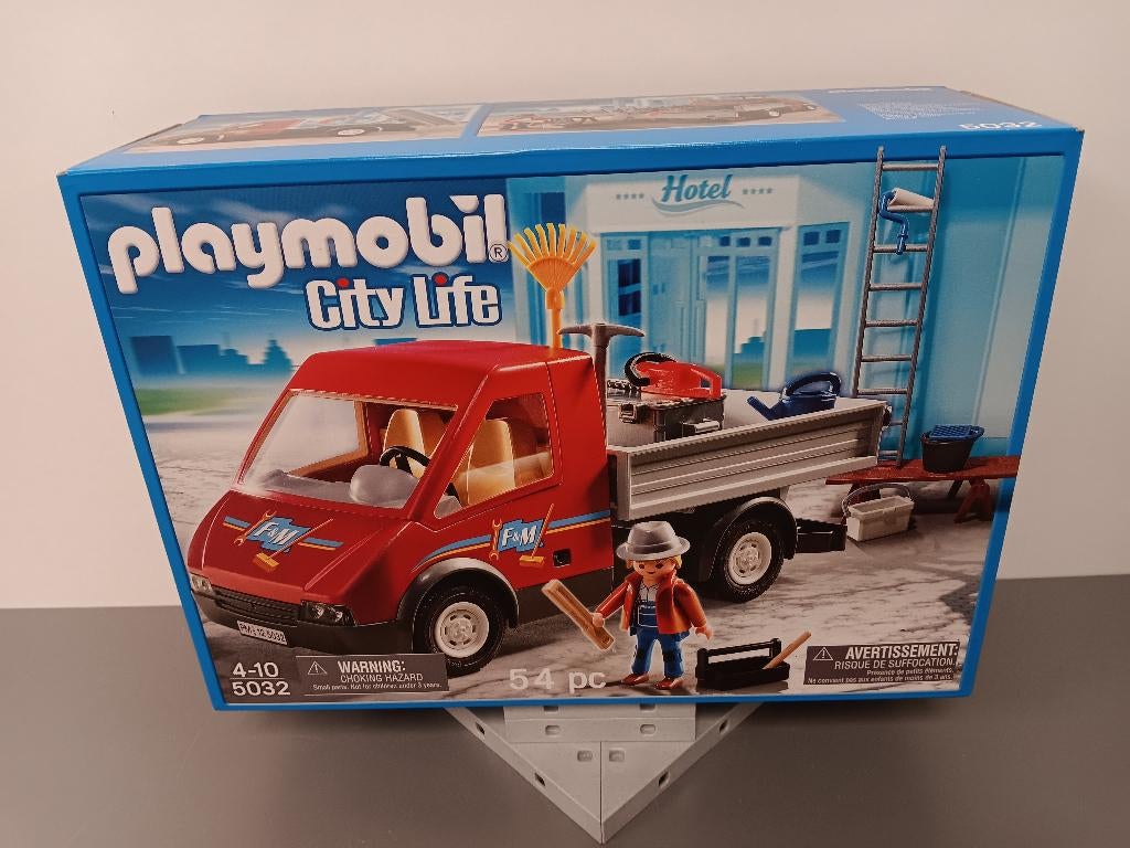 Playmobil 5032 BOUW Bus Klus wagen [Hagelnieuw in doos], Kinderen en Baby's, Speelgoed | Playmobil, Verzenden, Nieuw, Complete set