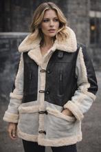 Lammy NEW YORK SCHOTT BROS  Coat lange dames model, Kleding | Dames, Ophalen of Verzenden, Nieuw, Maat 38/40 (M), Zwart