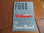 Instructieboek Ford USA-modellen 1957, als nieuw!, Ophalen of Verzenden