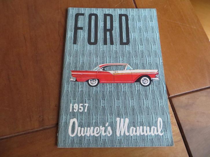 Instructieboek Ford USA-modellen 1957, als nieuw!, Auto diversen, Handleidingen en Instructieboekjes, Ophalen of Verzenden