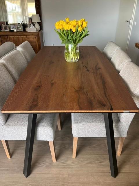 Tafel XOOON, Huis en Inrichting, Tafels | Eettafels, Zo goed als nieuw, 50 tot 100 cm, 150 tot 200 cm, Rechthoekig, Eikenhout