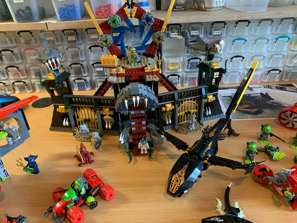 LEGO Atlantis Grote Set met Voertuigen en Minifiguren, Ophalen, Inclusief minifiguren, Gebruikt, Overige thema's