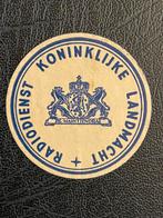 Sluitzegel radiodienst koninklijke landmacht, Ophalen of Verzenden, Landmacht, Nederland, Overige typen