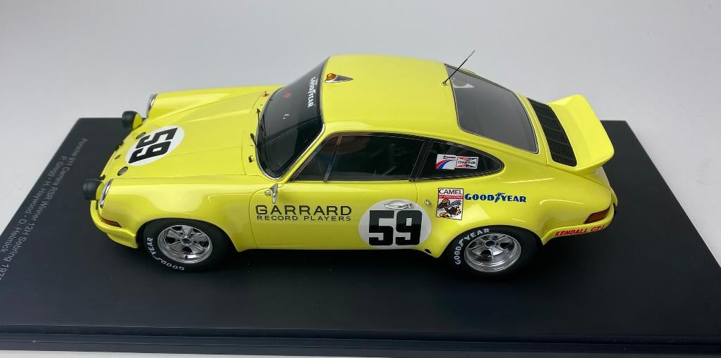 Spark 1:18 Porsche 911 Carrera RSR #59 winne 12h Sebring '73, Overige merken, Auto, =, Nieuw
