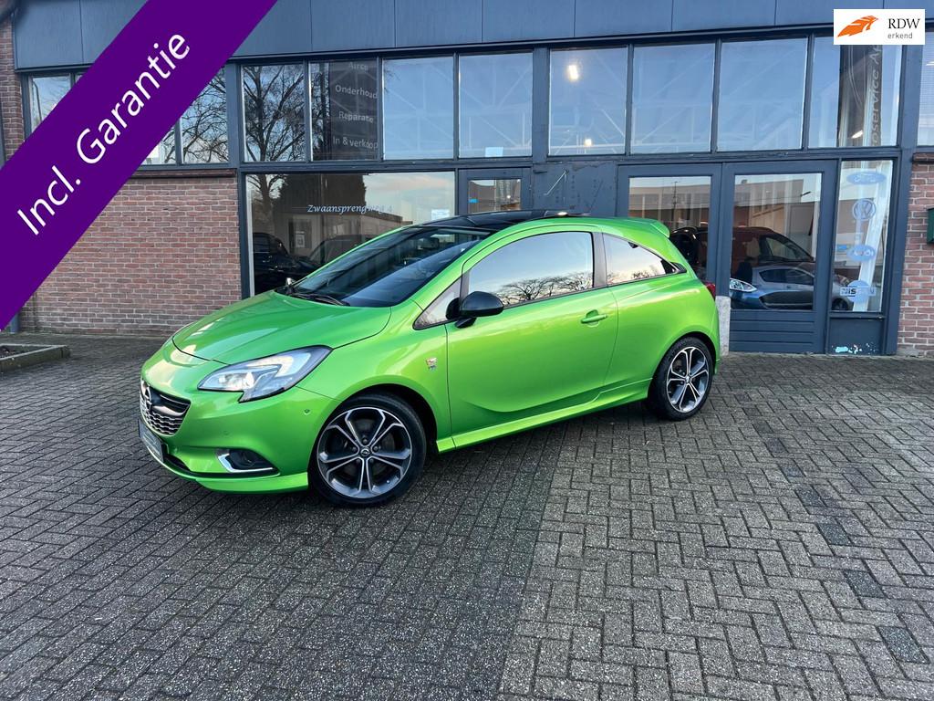 Opel Corsa 1.4 Turbo 150pk, OPC line, Pano, Cruise, Stoelver, Gebruikt, 4 cilinders, 150 pk, Origineel Nederlands
