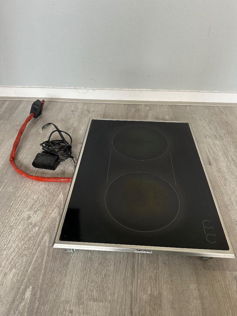 Keramische kookplaat en timer. Gaggenau VC421 en  VZ 400-000, Gebruikt, Keramisch, 3 kookzones of minder, Ophalen of Verzenden