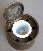 Om 1880-1890 Victoriaans Engels Tin Tinnen Inktpot Inktstel, Antiek en Kunst, Ophalen of Verzenden