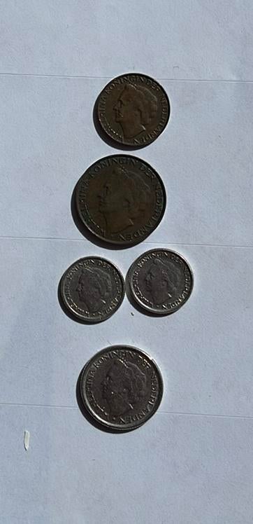 Munten 1948 Wilhelmina, Ophalen, Koningin Wilhelmina