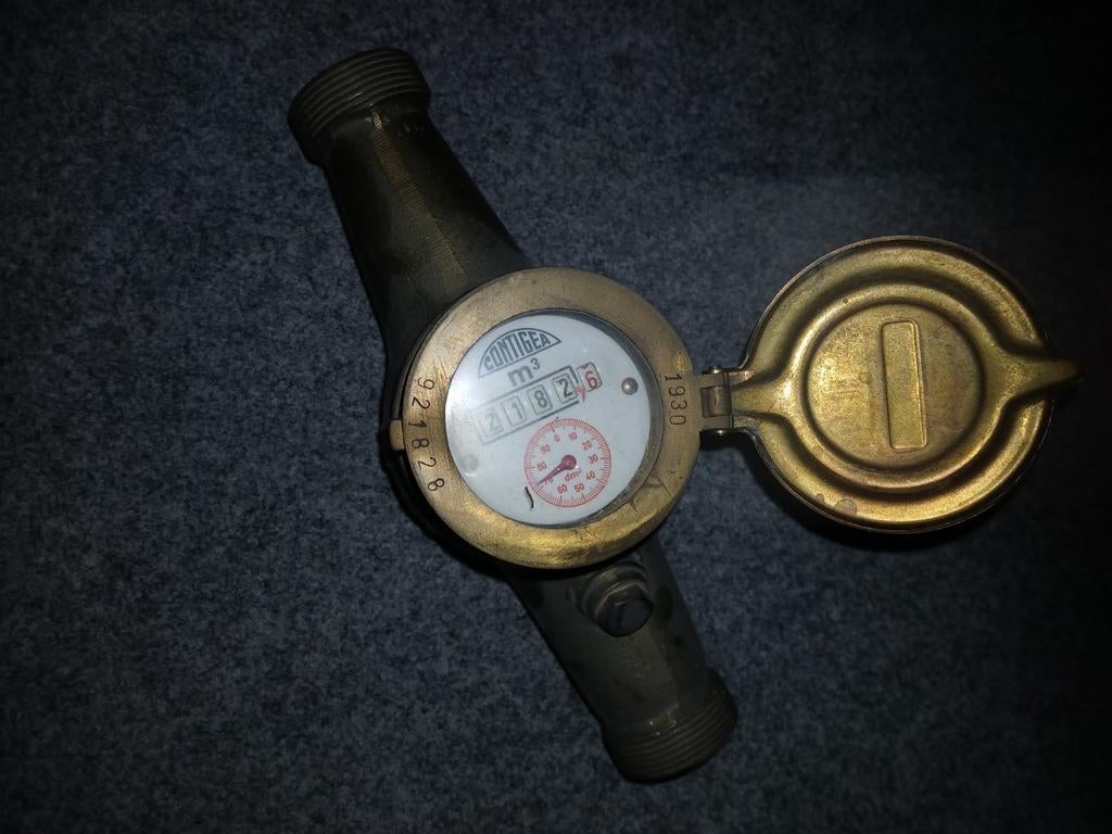 Watermeter koper, Ophalen of Verzenden, Koper