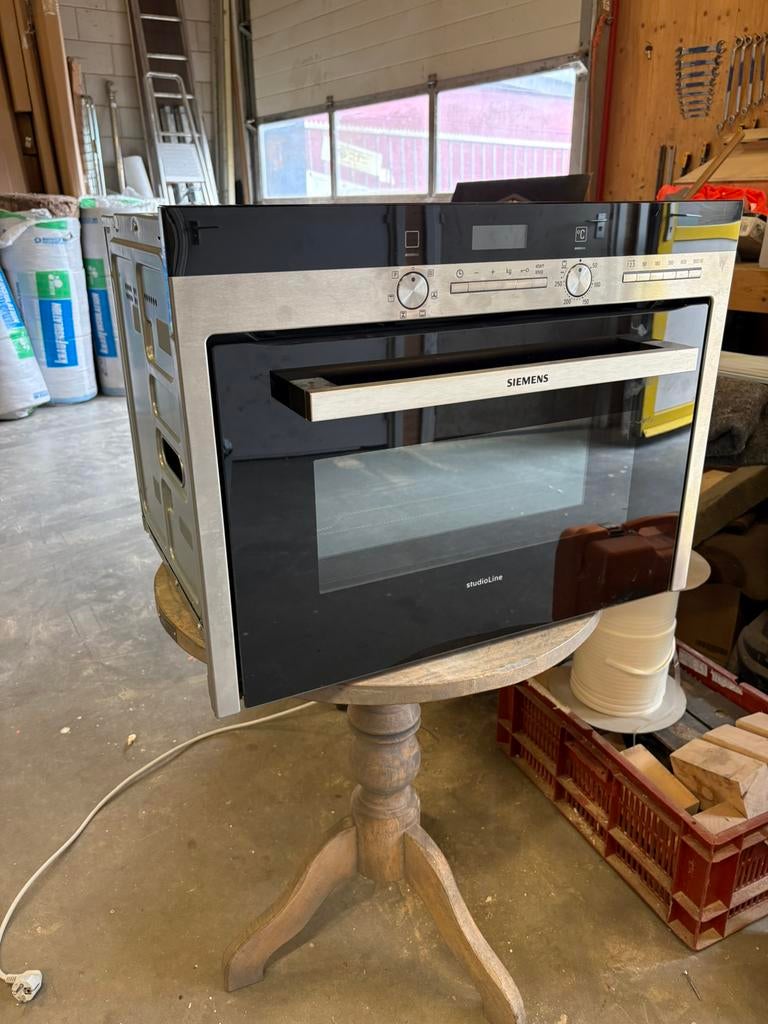 Siemens Studioline combi oven (inbouw), Witgoed en Apparatuur, Gebruikt, Oven met grill, Inbouw, 45 tot 60 cm