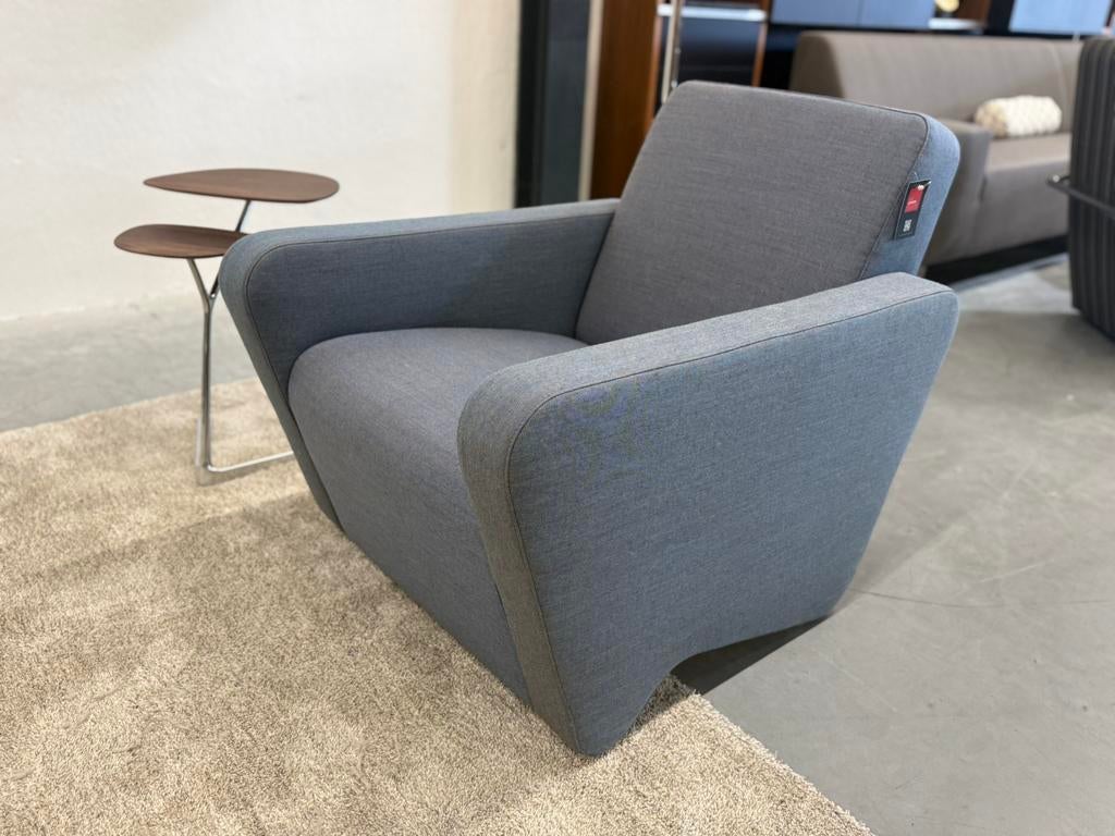 Nieuw Gelderland Spectrum New Amsterfam Fauteuil Blauw stof, Spectrum, Nieuw, 75 tot 100 cm, Ophalen of Verzenden