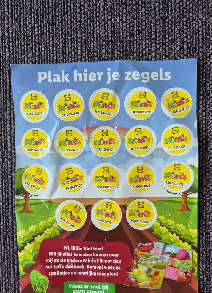 Gratis zegels Lidl, Ophalen, Winkel, Super of Benzinepomp, Zegels, Bonnen of Punten