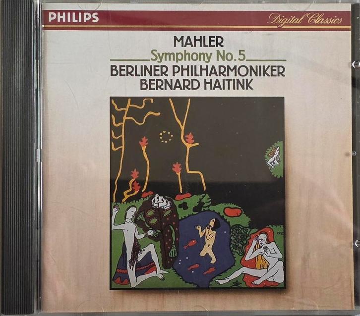 Mahler: Symfonie 5 - Berliner Philharmoniker, Haitink (CD), Cd's en Dvd's, Cd's | Klassiek, Zo goed als nieuw, Orkest of Ballet