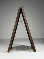 Champagne wijnrek pupitre eiken, Ophalen of Verzenden, Zo goed als nieuw, Hout, Minder dan 50 cm