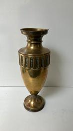 Vintage art deco vaas koper messing Belgica D.P. ca 1925, Antiek en Kunst, Ophalen of Verzenden