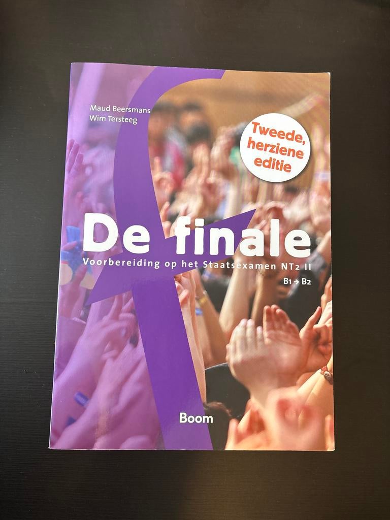 De finale NT2 II B1->B2 Tweede, herziene editie, Boeken, Studieboeken en Cursussen, Zo goed als nieuw, Overige niveaus, Alpha